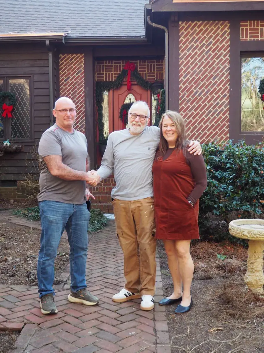 Eddie with Tod and family