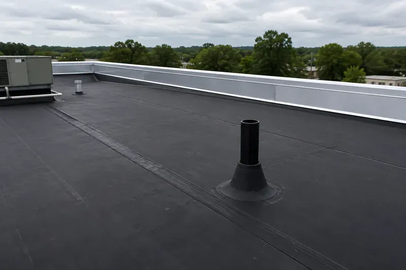 EPDM roofing system background