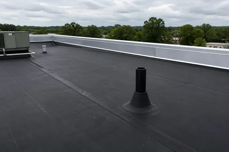 EPDM rubber roofing installation in Raleigh NC