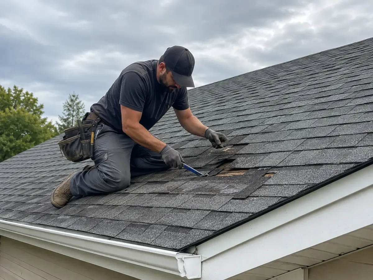 Roof repair services in Holly Springs, NC
