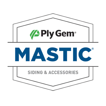 Mastic by Ply Gem vinyl siding logo