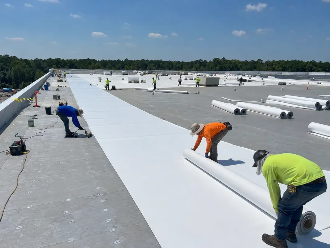 Commercial Roof Installation in Pine Level NC