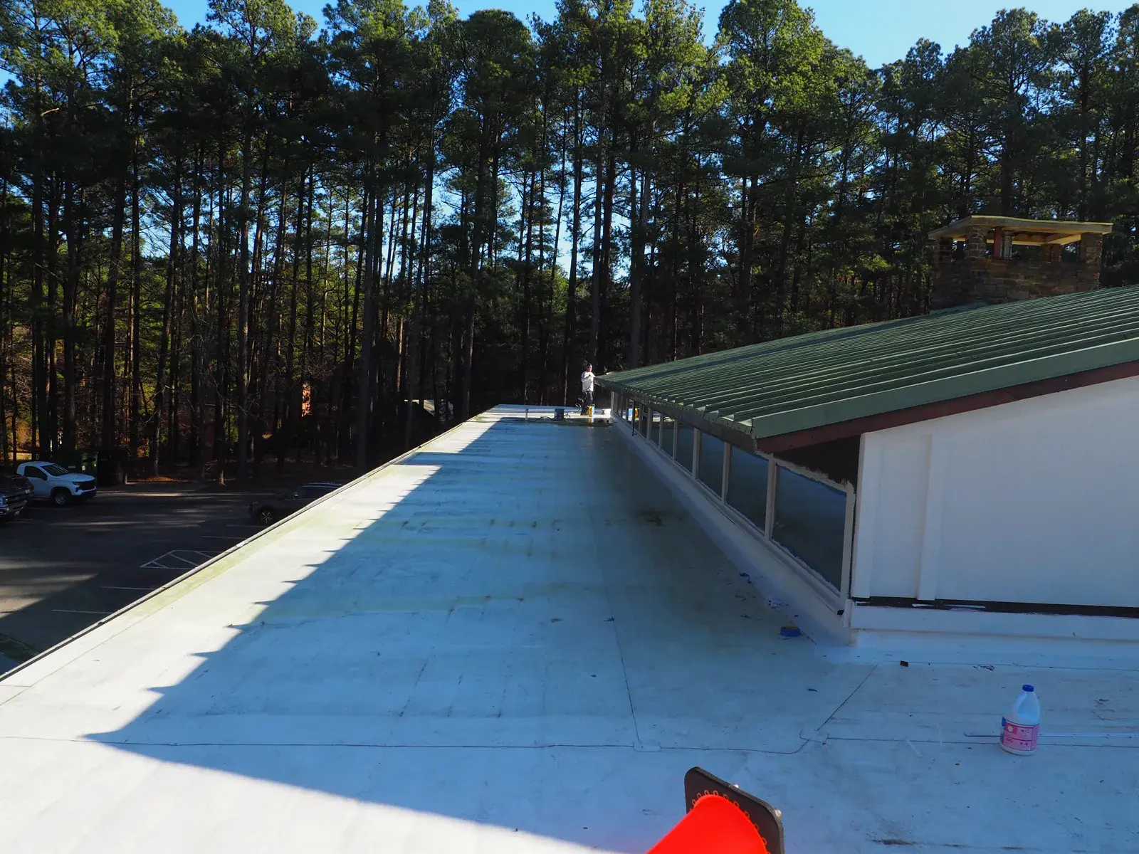 Federal building TPO roof in Durham NC