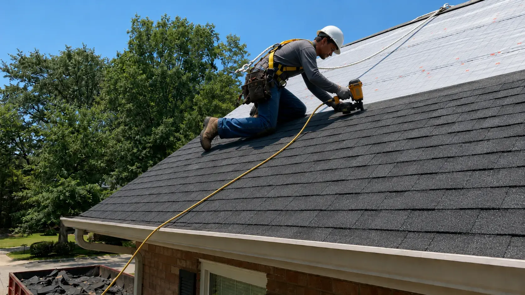 Roof replacement installation in Eagle Rock NC