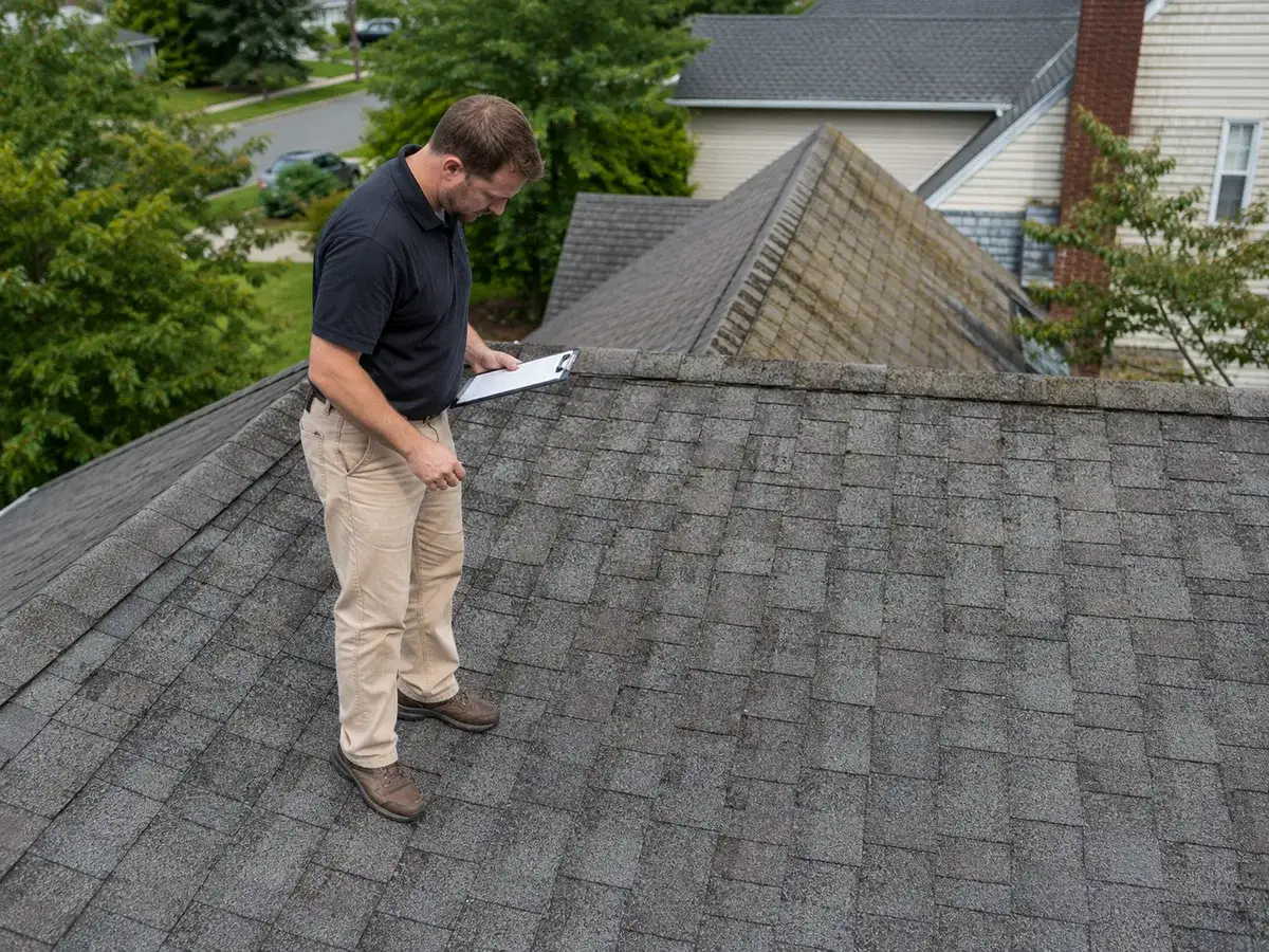 Shingle roof inspection in Raleigh NC