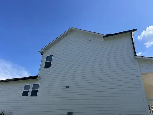 Completed fiber cement siding installation in Raleigh NC