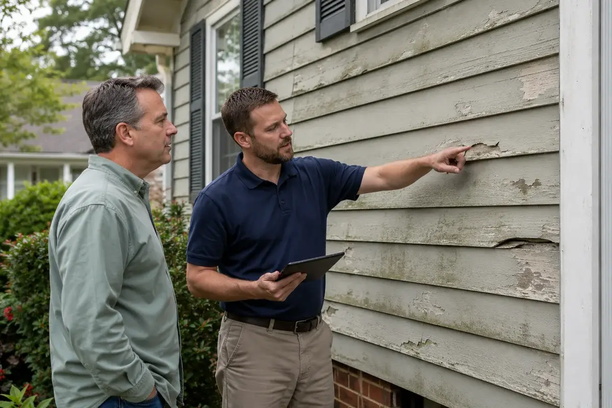 Free fiber cement siding inspection and assessment in Raleigh NC