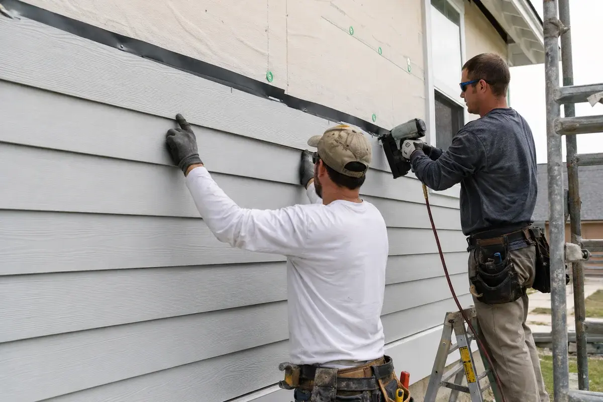 Professional fiber cement siding installation crew in Raleigh NC