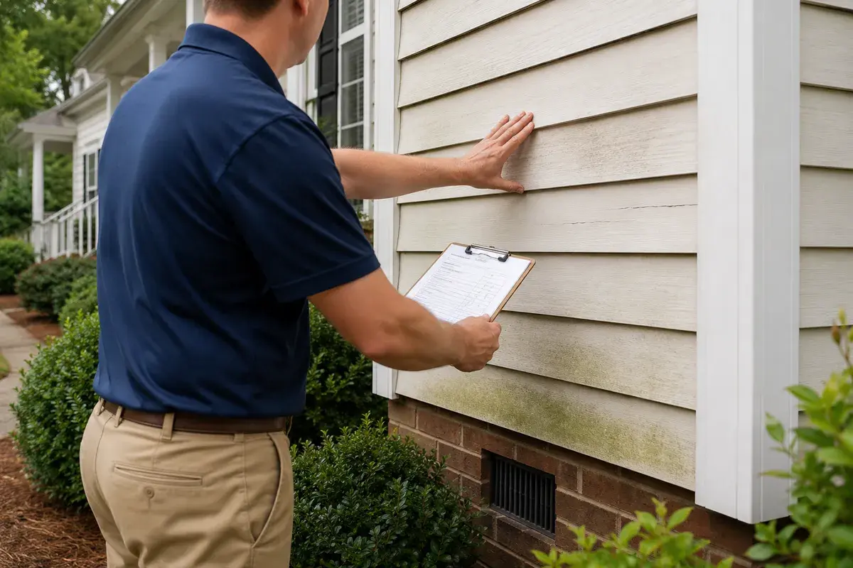 Free siding inspection and assessment in Middlesex NC