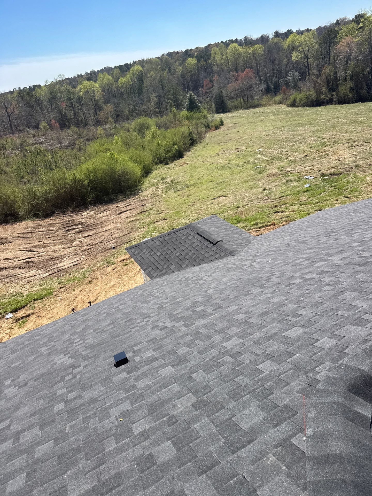 New construction roof dormer detail in Broadway NC